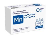 AWT набор тестов Mn (марганец от 0,05 до 2 мгл. 40 тестов) AWT набор тестов Mn (марганец от 0,05 до 2 мгл. 40 тестов)