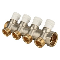 Коллектор Stout с регулировочными вентилями