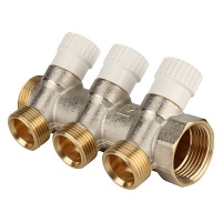 Коллектор Stout с регулировочными вентилями