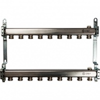 Коллектор Stout из нержавеющей стали для радиаторной разводки