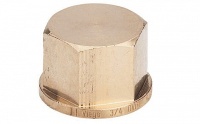 Заглушка Viega 1-4 ВР бронзовая с внутренней резьбой 319151