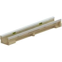 Лоток водоотводный StandartPark CompoMax Basic 1000х140х100 полимербетонный усиленный