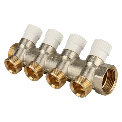 Коллектор Stout с регулировочными вентилями