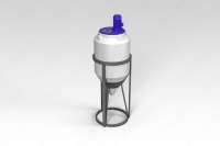 Емкость ЭкоПром ФМ 120 л в обрешетке с турбинной мешалкой 171.0122.001.1