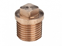 Заглушка Viega 1 1-2 НР бронзовая с наружной резьбой 322168