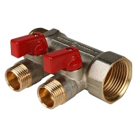 Коллектор Stout с шаровыми кранами