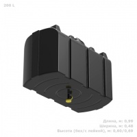 Бак для душа Полимер-Групп R 200 л с лейкой