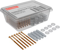 Крепежный элемент IZG Дюбель Саморез  Шайба