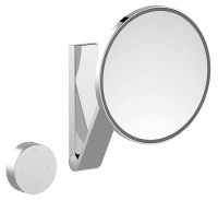 17612 019002 Зеркало косметическое с подсветкой, круглое, с сенсорной панелью KEUCO (iLook_ move)