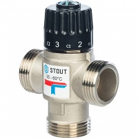 Клапан смесительный Stout Stout термостатический SVM-0020-166025
