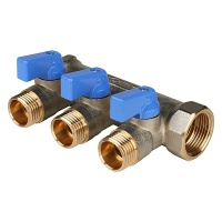 Коллектор Stout с шаровыми кранами