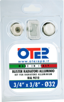 Монтажный комплект Oter без кронштейнов для алюминиевых и биметаллических радиаторов
