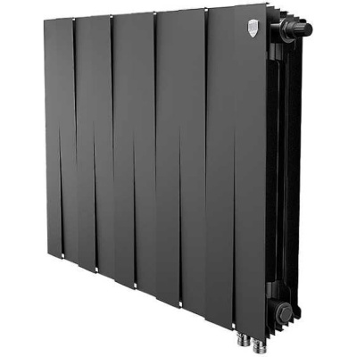 Биметаллический секционный радиатор Royal Thermo PianoForte Noir Sable 500 VD  10 секции