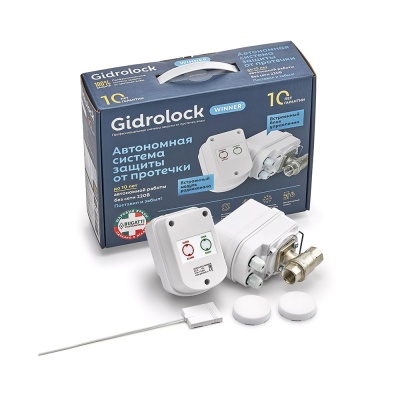 Система защиты от протечек Gidrolock WINNER RADIO BUGATTI  1-2
