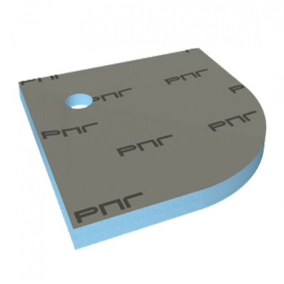 Душевой поддон скругленный Руспанель 1000 Х 1000 Х 50 уклон в угол