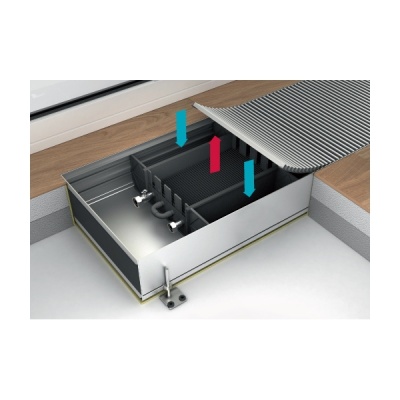 Внутрипольный конвектор с естественной конвекцией Moehlenhoff WSK 180-190-2250 330104006