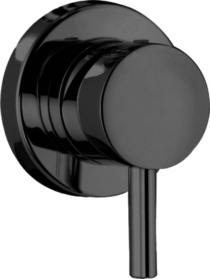 Z10201473BOS001 Смеситель механический диаметр 64 мм (скрытая часть в комплекте), черный матовый BOSSINI